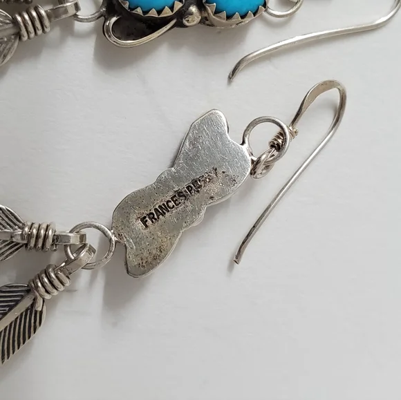 Sterling Silver 925 Navajo Feather 'Frances Begay' – A Native